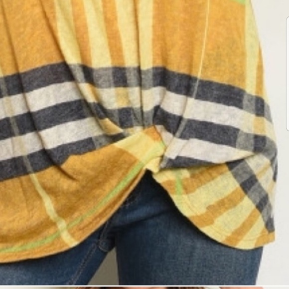 Mustard Knot Top - Picture 3 of 4